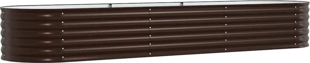 vidaXL Pat ridicat Maro 320 x 80 x 44 cm Oțel