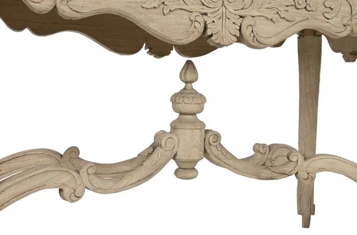 Consola sculptata, natur, din lemn de mango, Majesty