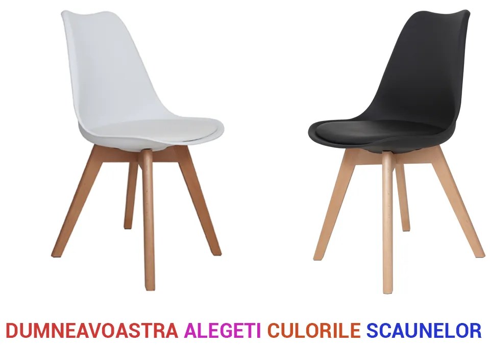 Set 2 Scaune Bucatarie/Dining  Viko Multicolor