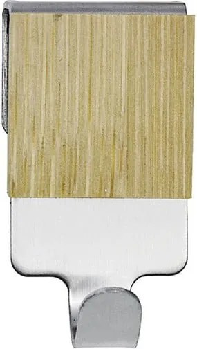 Set 6 cârlige de perete Wenko Bamboo Premium, bambus