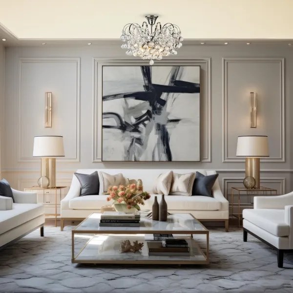 Lustră de cristal aplicată Brilagi CRYSTAL 6xE14/60W/230V crom lucios