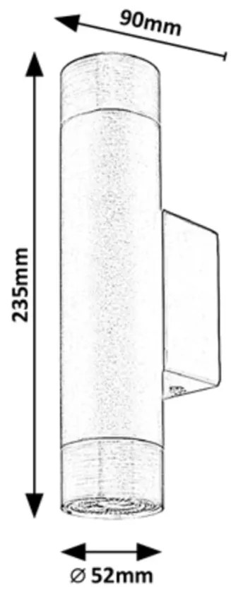Aplica moderna minimalista cu spot ambiental Zircon