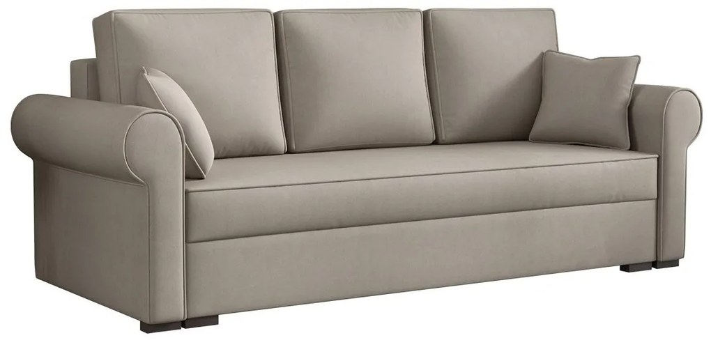 Canapea extensibilă Mosuria (Bej) (cu sp. depozitare). Promo -17%. 1105571