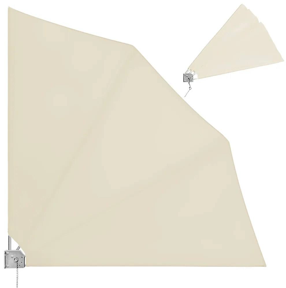 Deuba Paravan de balcon 140x140 cm - bej