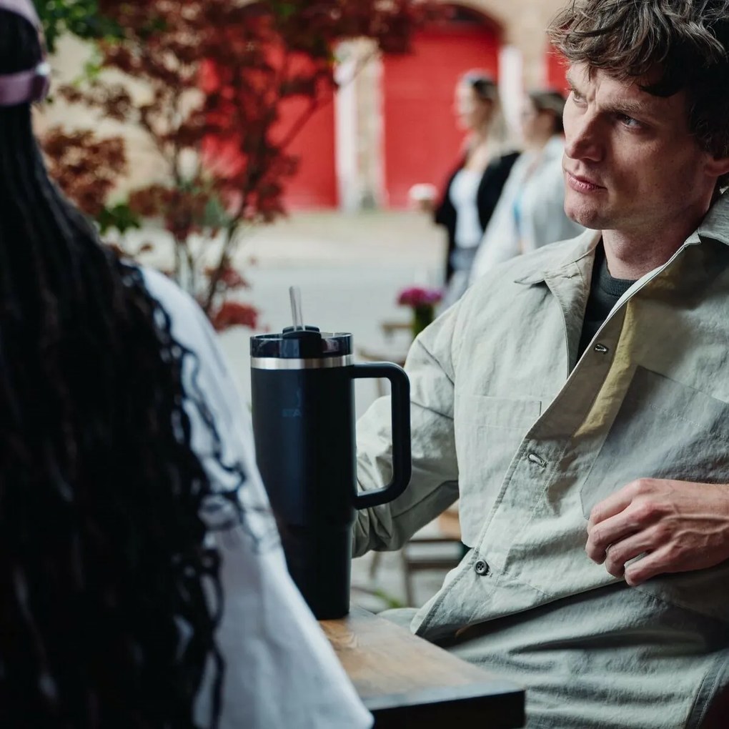 Cana termică Stanley Quencher H2.O FlowStateTumbler 1180 ml Negru 2.0