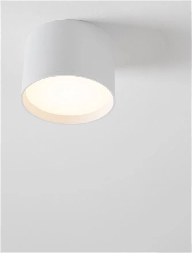 Spot aplicat, Plafoniera LED Ziaza alb, 12cm