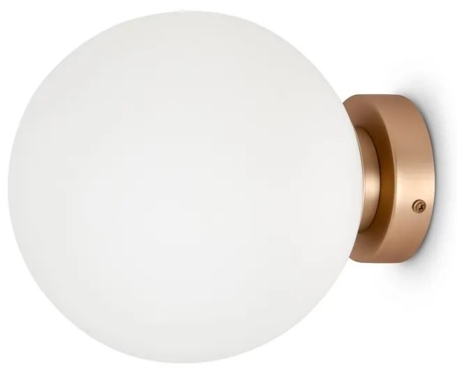 Aplica perete sau tavan design modern Basic form auriu, diametru 20cm