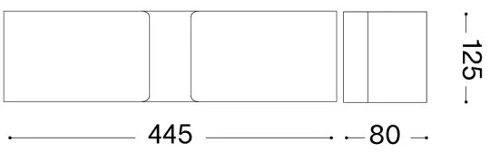 Ideal lux - Corp de iluminat perete 2xE27/60W/230V