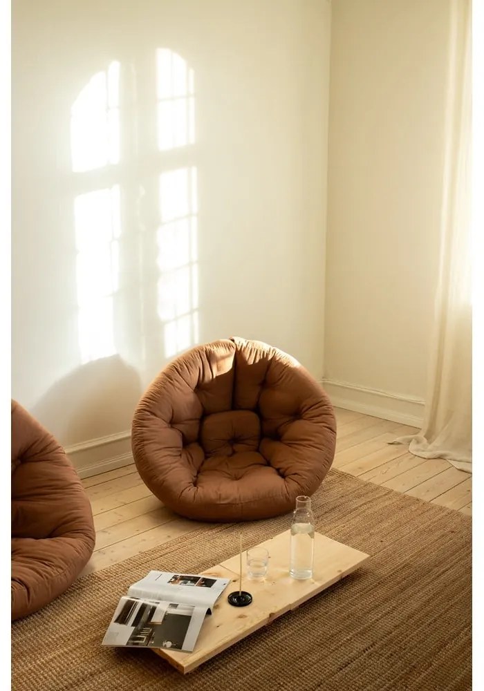 Fotoliu alb/bej Nido - Karup Design