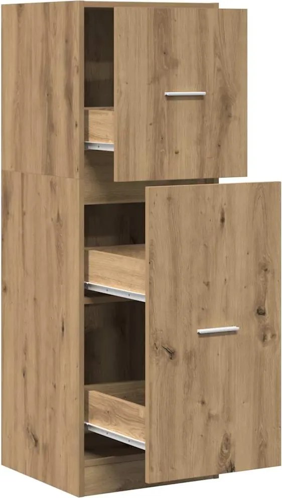 vidaXL Dulap farmacie, stejar artizanal, 40x41x118 cm, lemn prelucrat