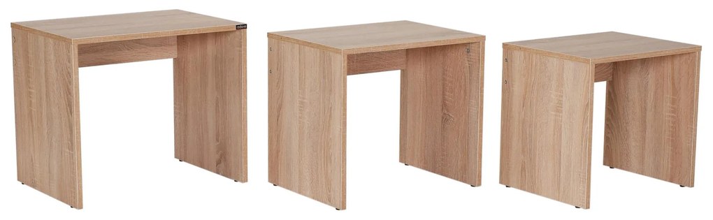 Set 3buc. măsuțe cafea Losuku 2 (stejar sonoma) . 1093251