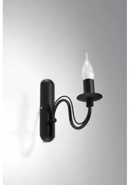 Aplică perete MINERWA 1xE14/40W/230V negru