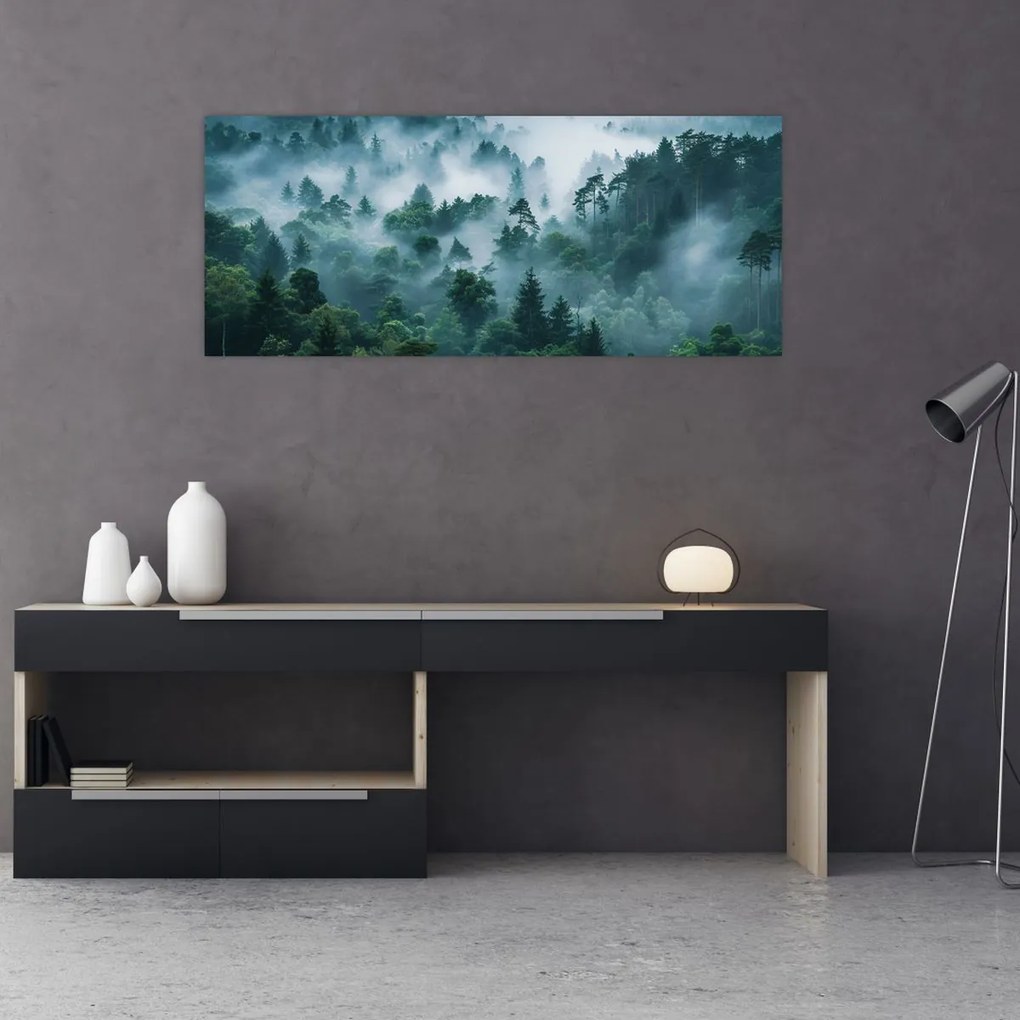 Tablou - Pădure în Ceață (120x50 cm)