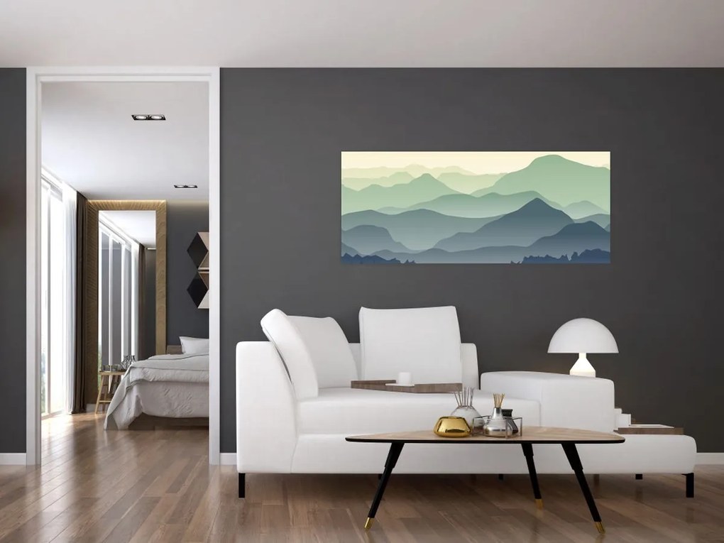 Tablou - Muntele Pădure (120x50 cm)