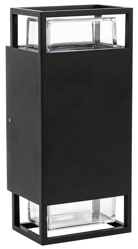 Aplică de exterior Prezent 28211A EVENTO 2xGU10/35W/230V IP54 negru