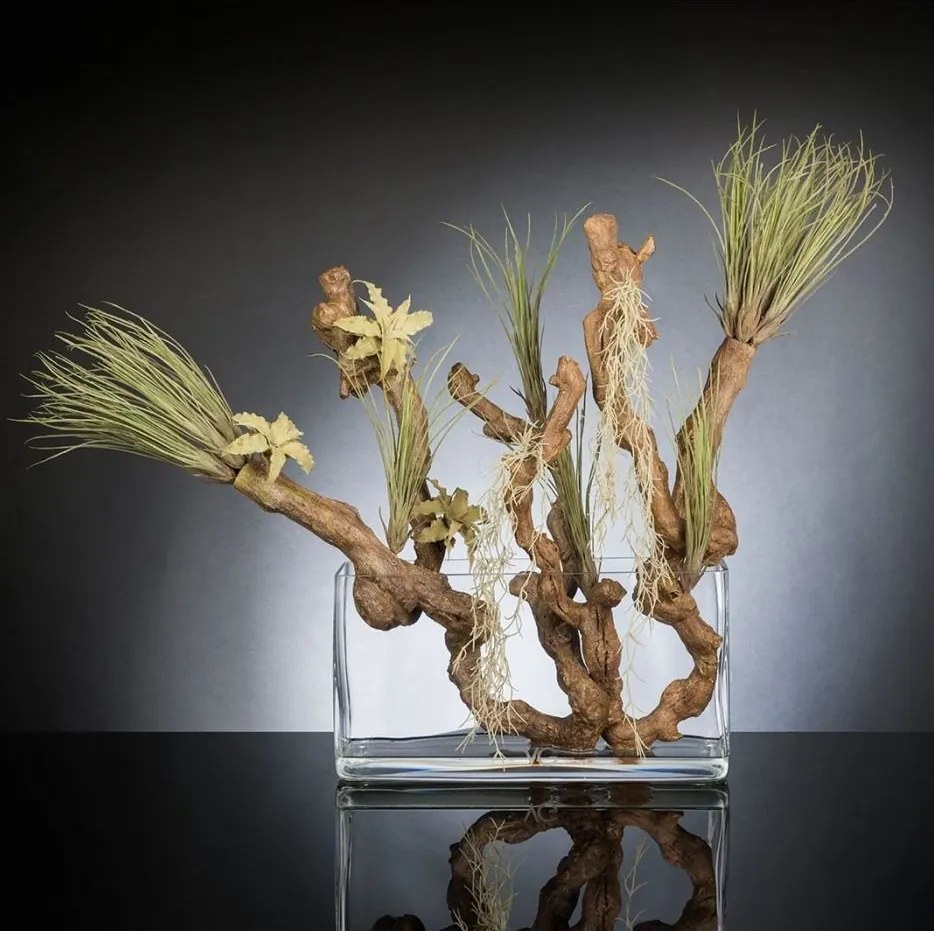 Aranjament floral elegant EASTER GRASS, 60x50cm