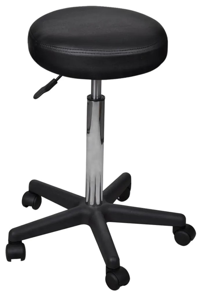 vidaXL Scaun de birou negru