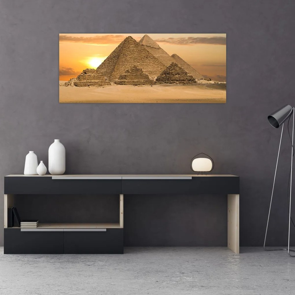 Tablou - Piramidele (120x50 cm)