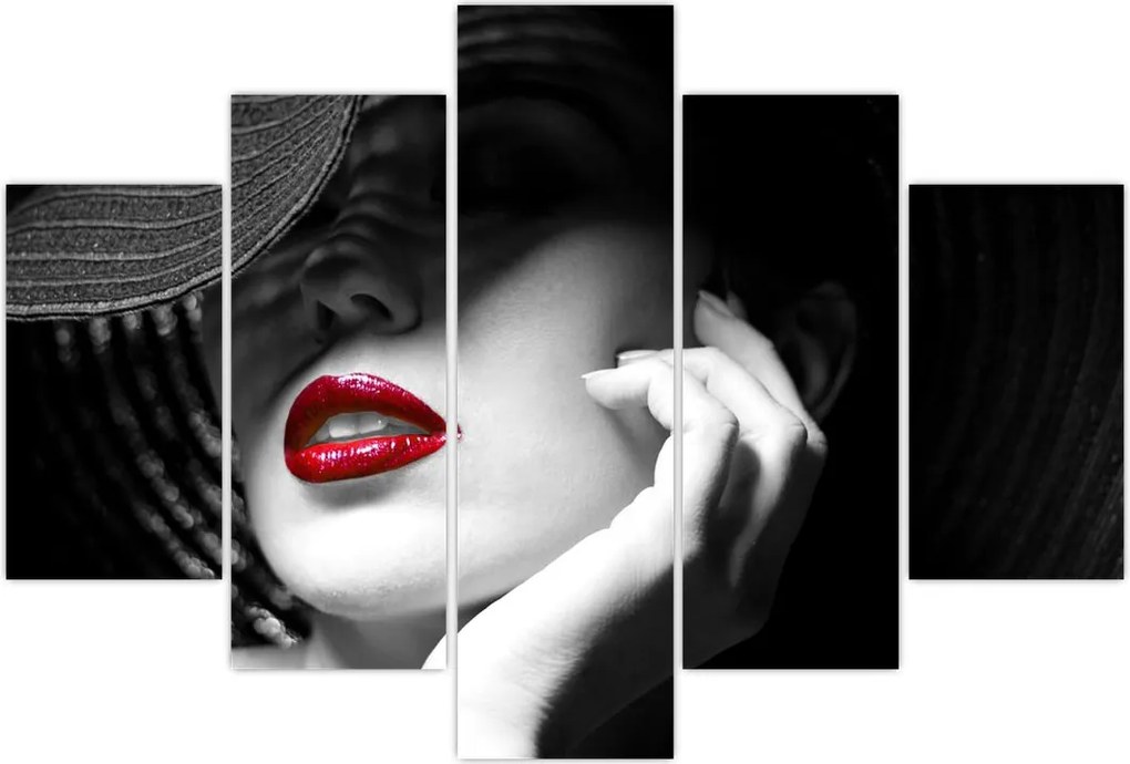 Tablou - Femeie cu pălărie (150x105 cm)