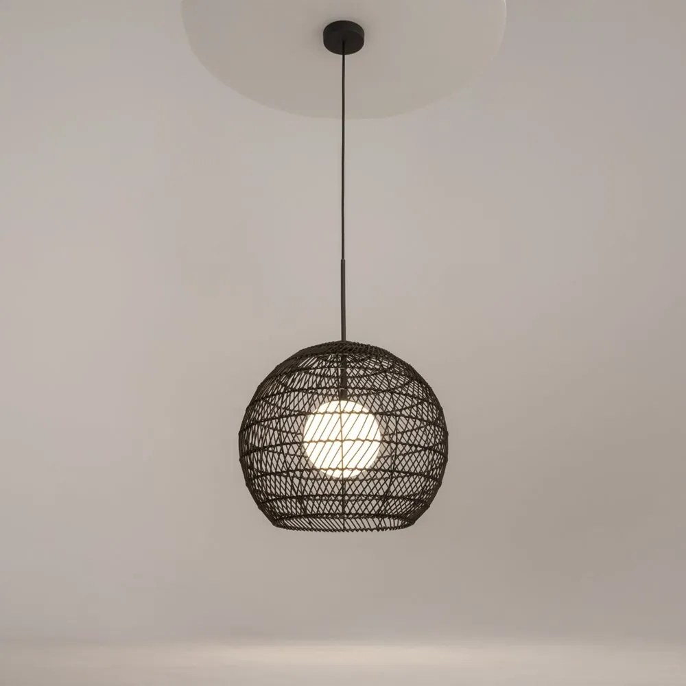 Lustra/Pendul design modern CANE 40cm negru