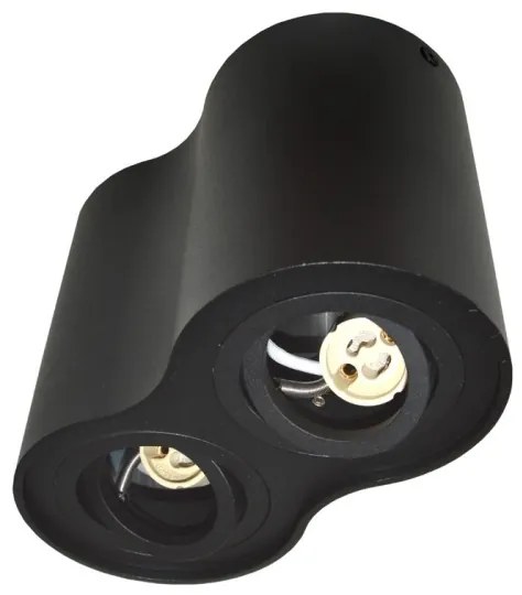 Lampă spot SIROCO 2xGU10/30W/230V negru