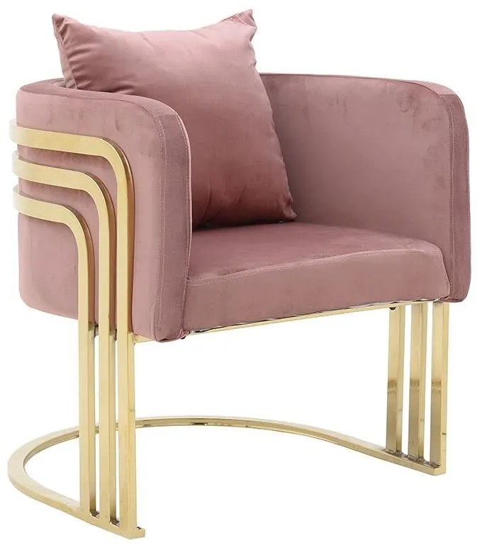 Fotoliu Pink Elegance 55 cm x 65 cm x 68 cm