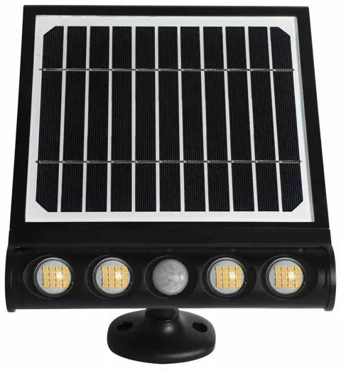 Lampă solară LED de perete cu senzor mișcare LED/8W/3,7V 4000 mAh 4000K IP65