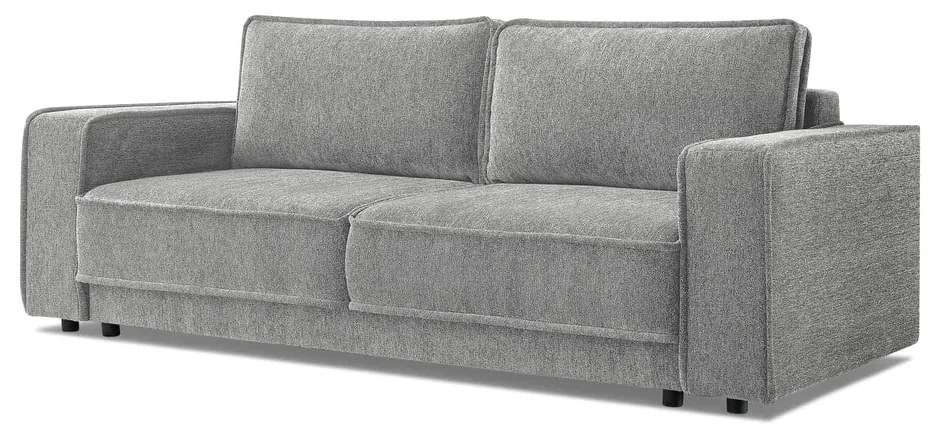 Canapea extensibilă gri deschis Emile - Bobochic Paris