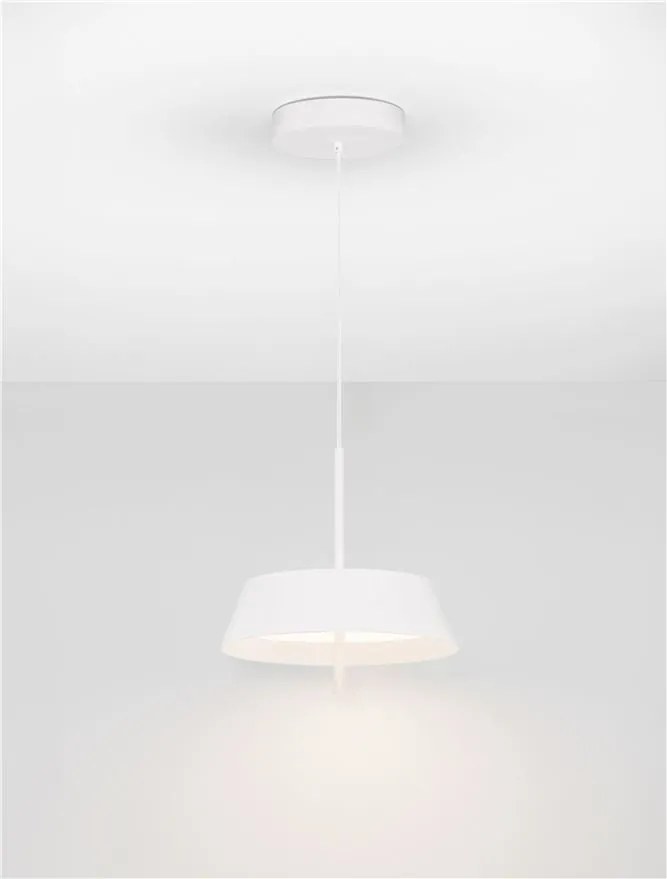 Lustra LED suspendata VELIO alb 35cm