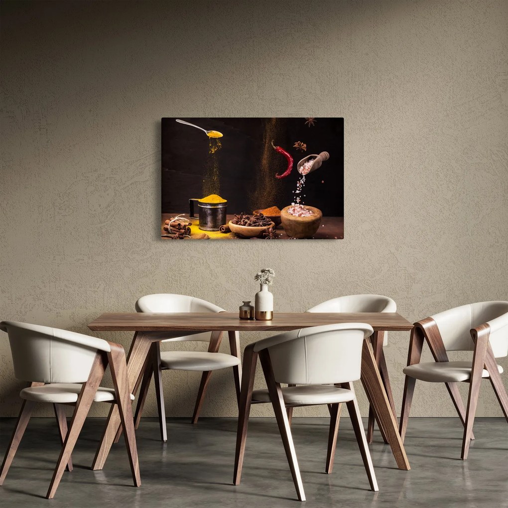 Tablou - Condimente în mișcare (90x60 cm)