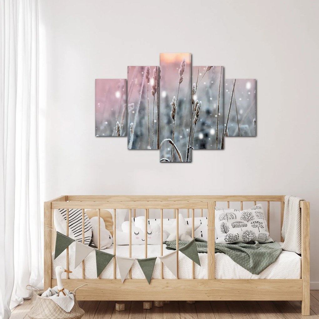 Tablou - Peisaj de iarnă (150x105 cm)