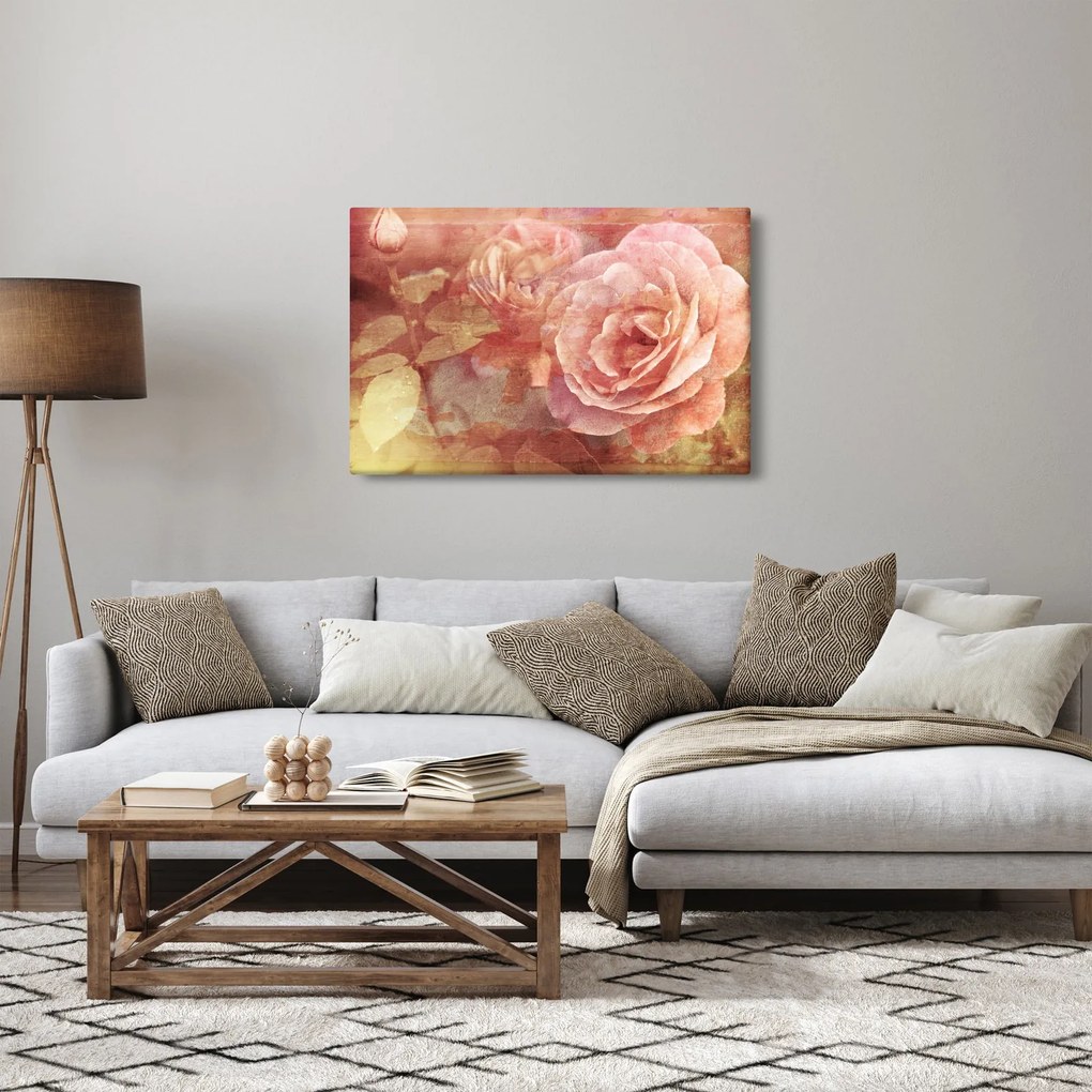 Tablou cu trandafir (90x60 cm)