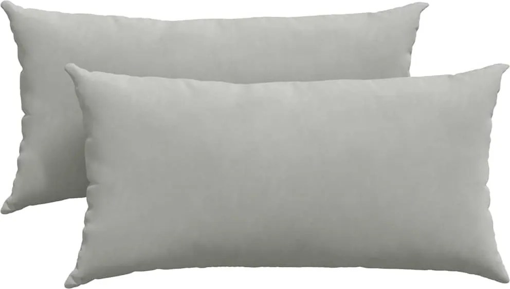 vidaXL Perne pentru canapea 2 pcs Gri deschis 80 x 40 cm țesătură