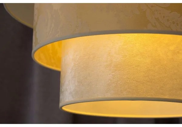 Lustră pe cablu Duolla LUNETA 1xE27/40W/230V d. 45 cm crem