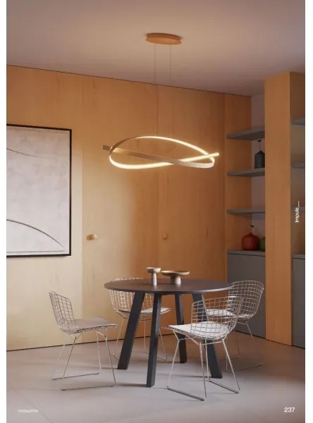 Redo 01-3616 - Lustru suspendat LED reglabil pe cablu IMPULS LED/38W/230V, auriu