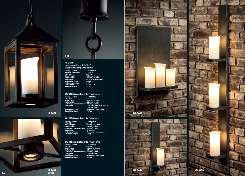 Aplica din fier forjat design torta ideala pentru intrari reprezentative sau spatii similare, WL 3625