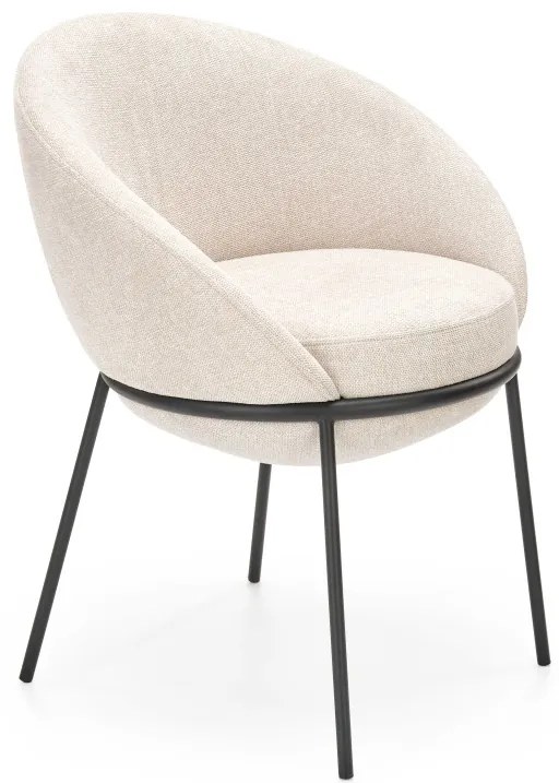 Scaun tapitat K482 bej