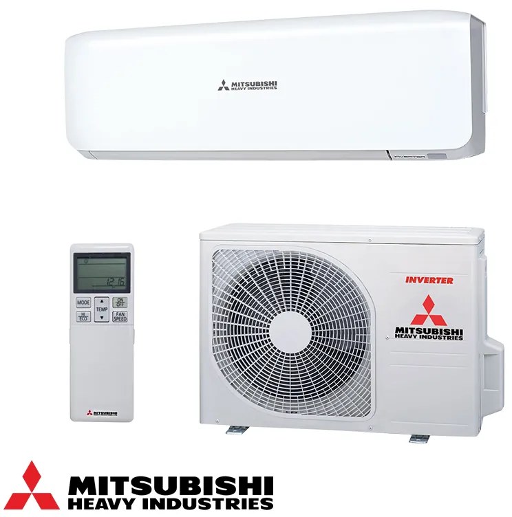 Aparat de aer conditionat inverter Mitsubishi Heavy Industries SRK20ZS-W + SRC20ZS-W, 7000 BTU, 17 m², A+++ / A++, R-32, Alb