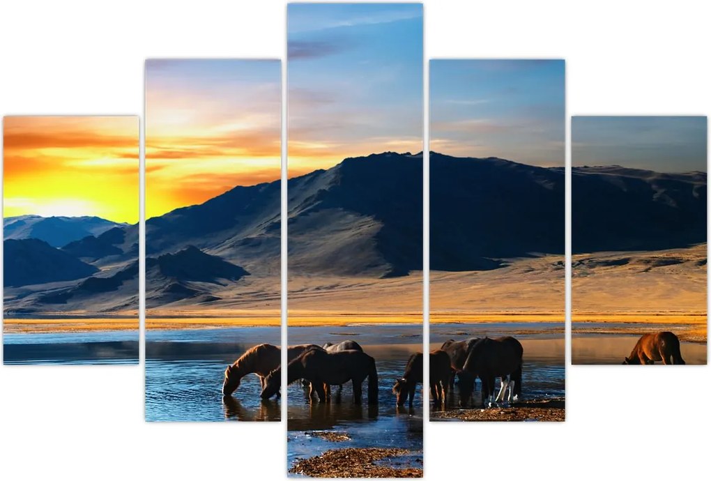 Tablou - Alimentarea cu energie electrică (150x105 cm)