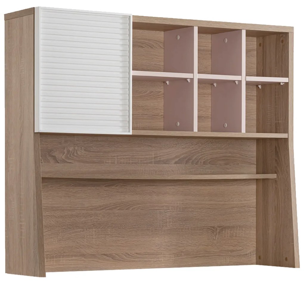 Unitate birou cu rafturi, 120x30x93 cm, colectia Angel City