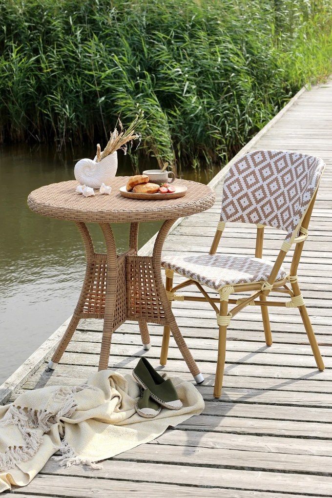 Scaun bistro din aluminiu, "La Rochelle"