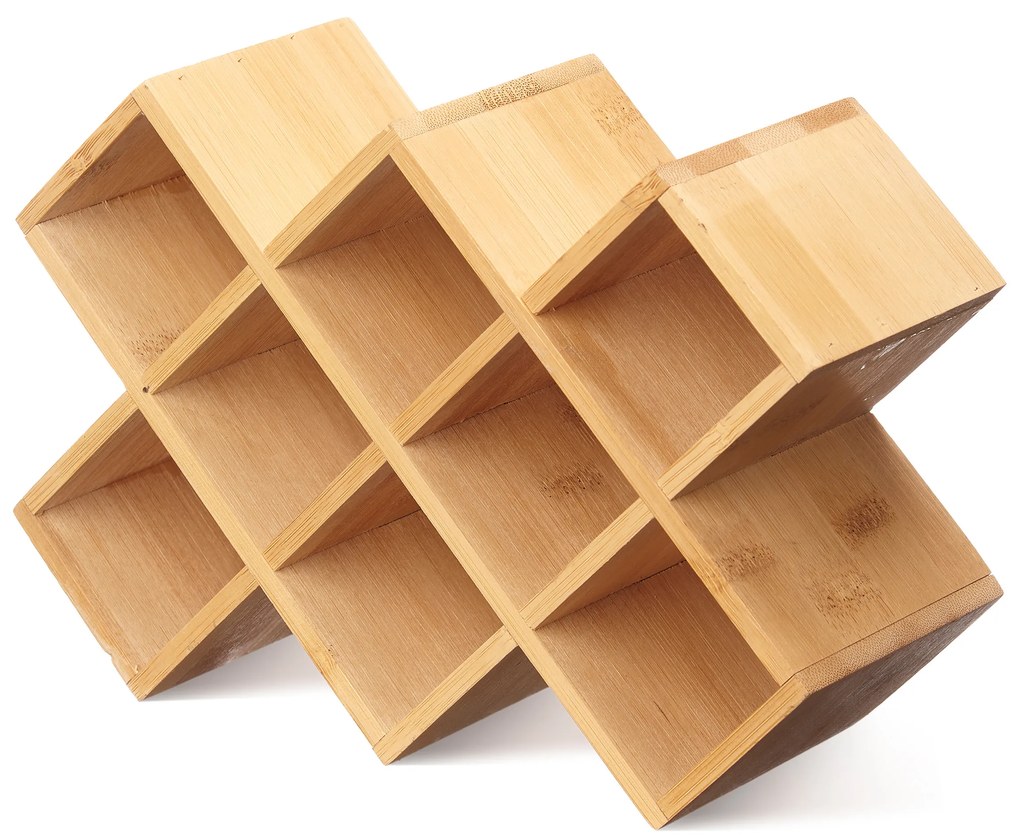 Suport pentru vin pentru 6 sticle, 54 x 15 x 21,5 cm