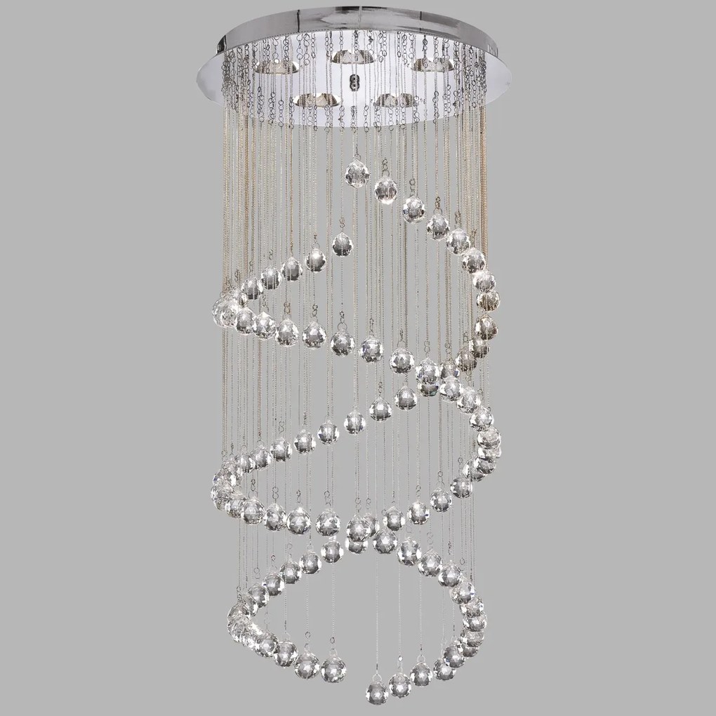Lustra cristal design modern 39cm Hallway 5L 8843CC SRT