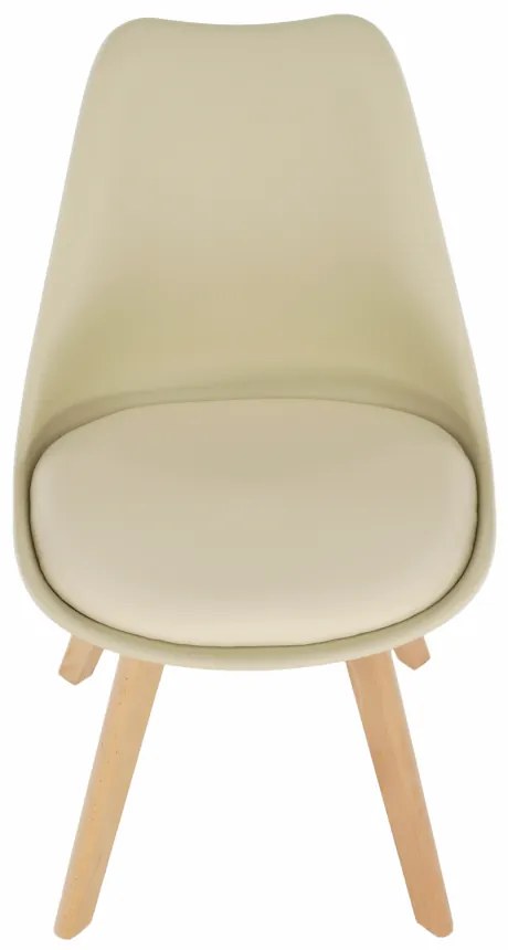 Scaun, cappuccino vanilie fag, BALI 2 NEW - Livrare rapida Bej
