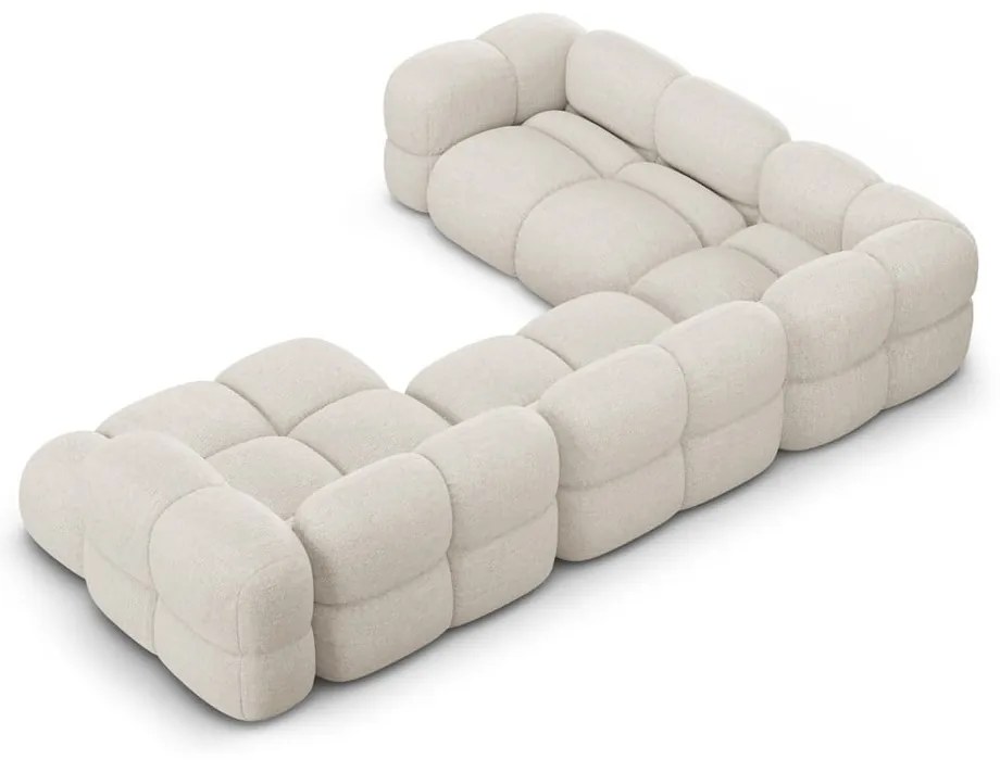 Colțar bej (cu colț pe partea stângă/în formă de "U") Loretto – Cosmopolitan Design