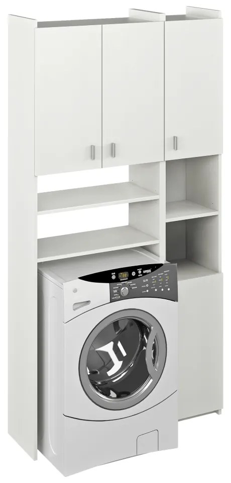 Dulap deasupra mașinii de spălat MIRALI, alb