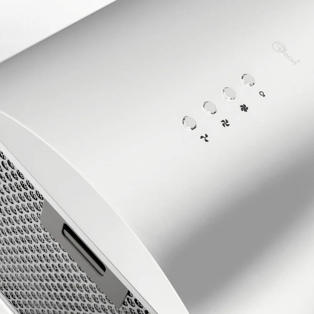 Hotă de bucătărie suspendată Tango, albă, 190 W