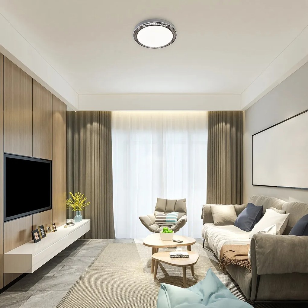 Plafoniera LED cu telecomanda design modern Matea 3000 RX