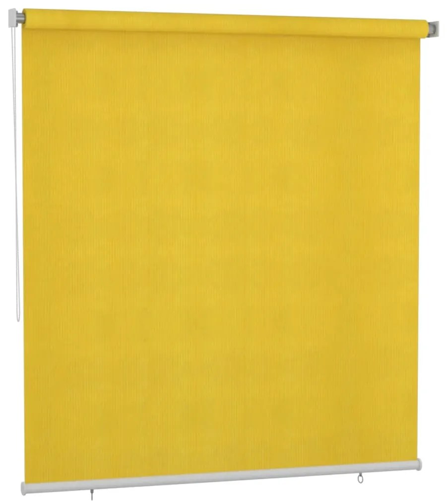 Jaluzea tip rulou de exterior, 220x230 cm, galben Galben, 220 x 230 cm