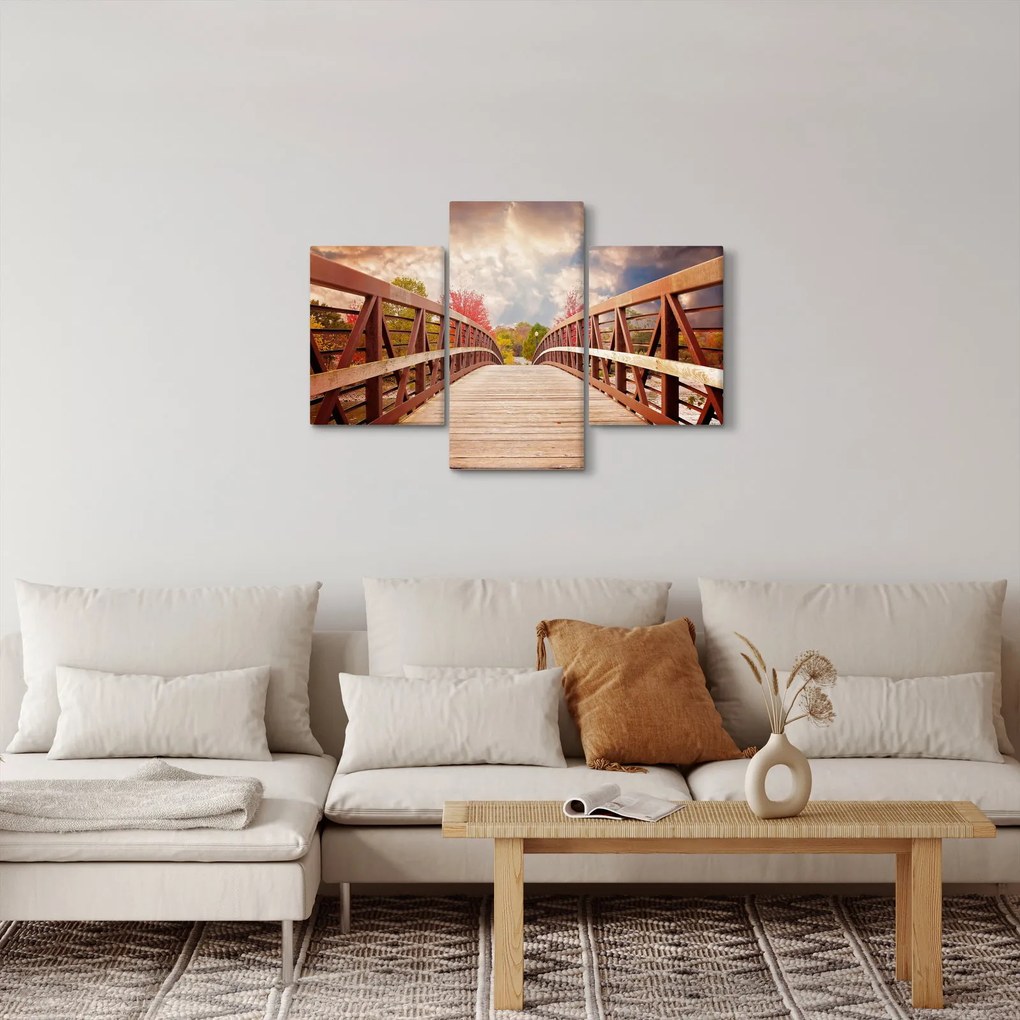 Tablou - pod din lemn (90x60 cm)